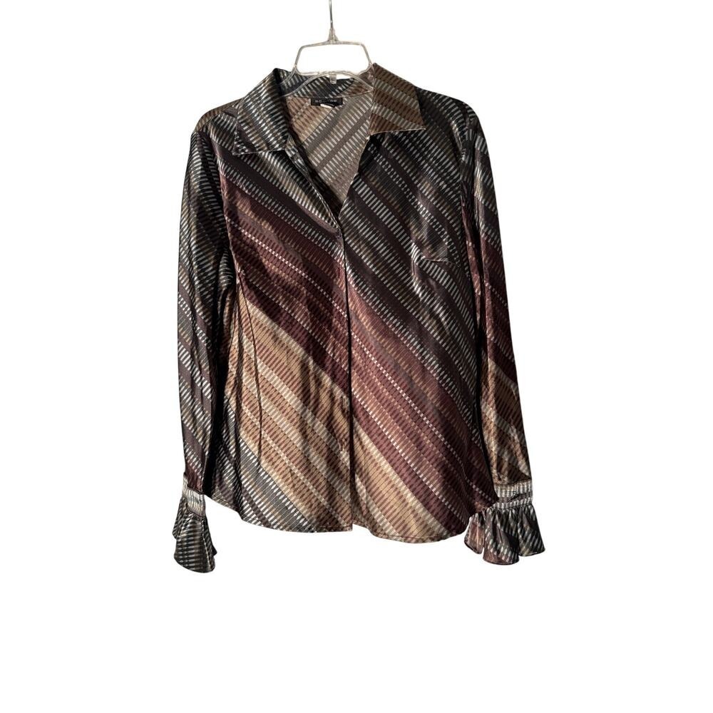 Spense Gray Satin Women's Size Large